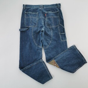 TITICACA Jeans Vintage TITICACA  Dungarees Carpenter Patchwork Jeans Pants Size 32/33x28