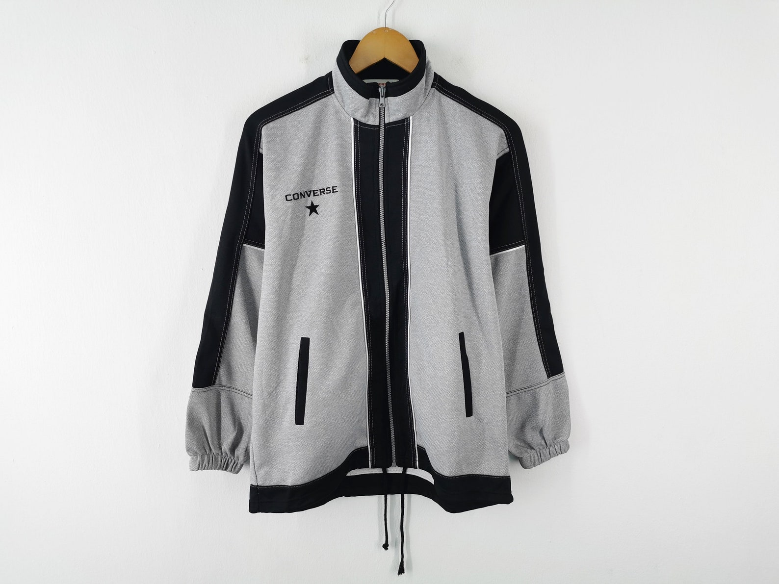 Converse Jacket Vintage Converse One Star Track Jacket Size S Etsy