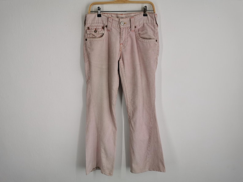 True Religion Byxor Vintage True Religion Corduroybyxor Tillverkade i USA Storlek 31/30x33 bild 1