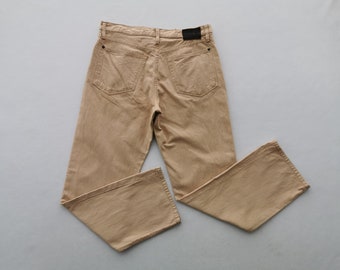 パンツ 90s Paul Smith Stripe Slacks Pants. Black Mid-Fit 'Broad Stripe Zebra' Chinos