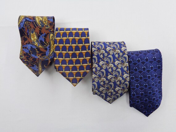Lot 4 Lanvin Vintage Lanvin Silk Necktie Lanvin De