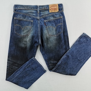 Levis 501 Jeans Distressed Size 33 Levis 501 Denim Jeans Size 33/34x32