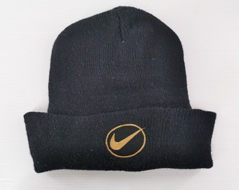 Nike Beanie Vintage 90's Nike Swoosh Beanie Hats