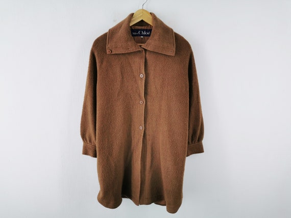 Miss Chloe Jacket Vintage Size 40 Miss Chloe Wool Long Jacket Size 