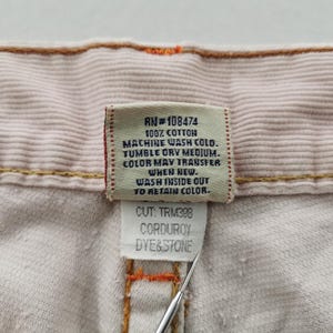 True Religion Byxor Vintage True Religion Corduroybyxor Tillverkade i USA Storlek 31/30x33 bild 10