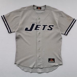 Reward Jersey Vintage 90s Japanese Baseball JETS Mesh Jersey Shirt Size M