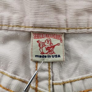 True Religion Byxor Vintage True Religion Corduroybyxor Tillverkade i USA Storlek 31/30x33 bild 9