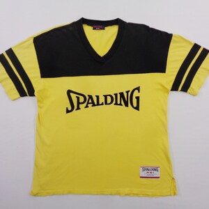 Spalding Shirt Vintage Spalding Big Logo T Shirt Size L