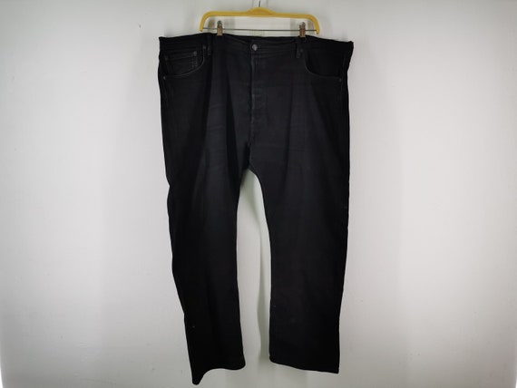 Levis 501 Jeans Distressed Vintage Levis 501 Blac… - image 4