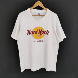 Distressed Hard Rock Shirt Vintage Hard Rock Los Angeles T Shirt Made In USA Size L