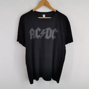 AC/DC Shirt Vintage 90s Ac/Dc Rock Band T Shirt Size XL