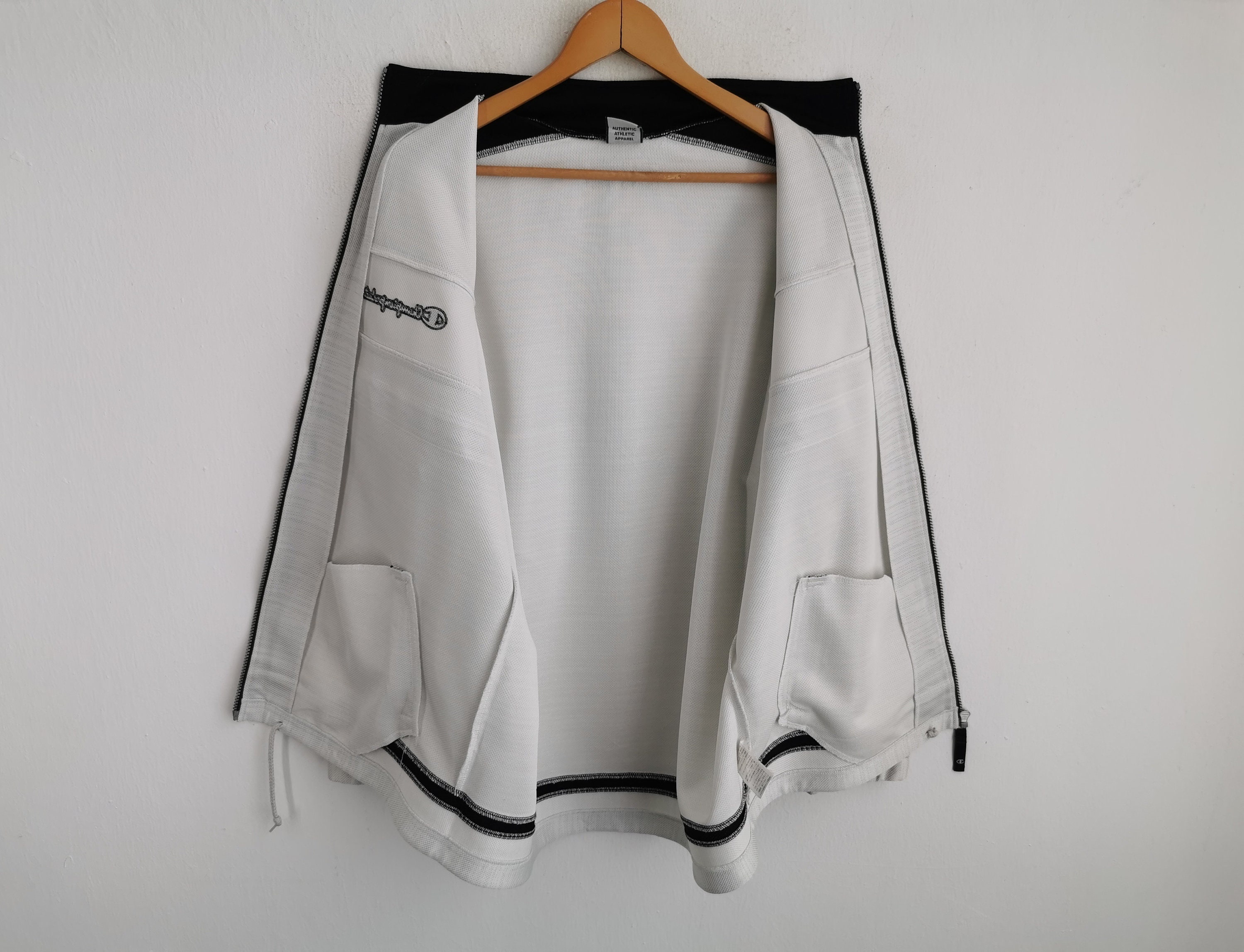 Champion Jacket Vintage 90s Champion Tracktop Color Block