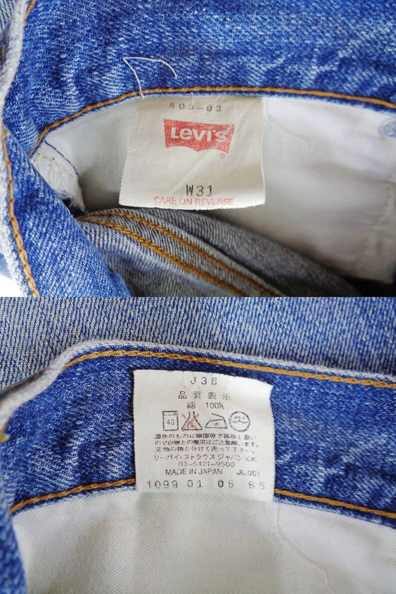 Levis 503 Jeans Vintage Distressed Size 31 Levis 503 Made In | Etsy