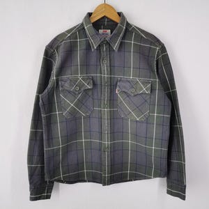 Levis Shirt Vintage Levis Flannel Button Shirt Size L