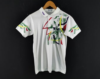 TSP Shirt Vintage 90er Jahre TSP Made In Japan Tisch Tennis Polo Shirt Grösse S~M