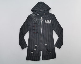 Drug Honey Striped Bondage Jacket Womens Size S