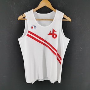 Champion Tank Top Vintage 90s Champion Made In Japan Basketball Jersey Shirt Size S