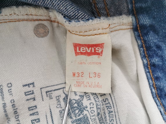 Levis Jeans Vintage 90s Levis Lot 501 Big E Denim… - image 9