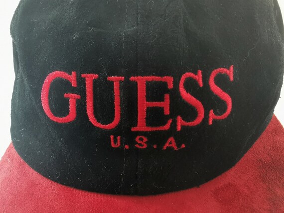 Guess U.S.A Cap Hats Vintage 90s Guess Made In US… - image 7