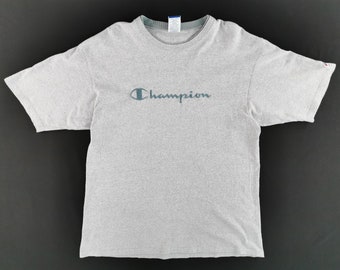 Champion Shirt Vintage 90s Champion Made In USA Logo Relaxed T Shirt Size L