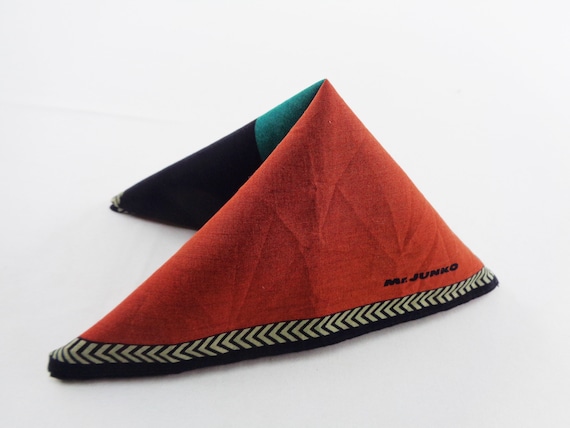 Mr Junko Handkerchief Vintage Mr Junko Hanky Handk