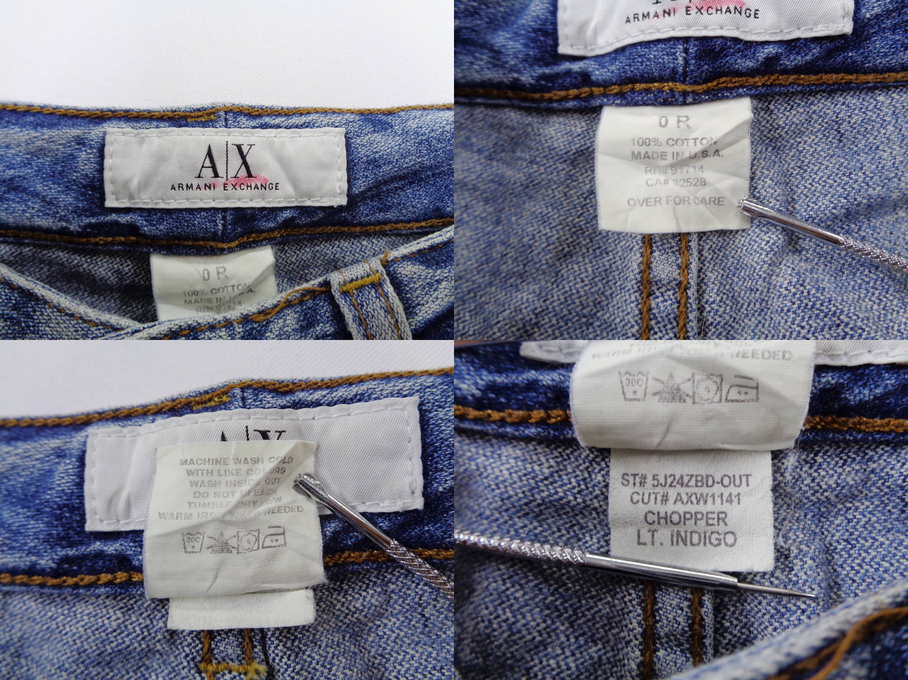 Buy Armani Exchange Distressed Jeans Vintage Armani Exchange Made