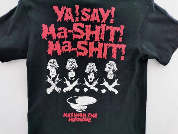 MAXIMUM THE HORMONE ENON TOUR Tシャツ Sサイズ Rare!! Maximum the Hormone Heavy Metal Band Japan Promo Music Tour