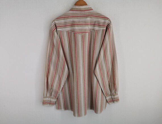 VTG 90S Y2K WRANGLER BLUE RETRO WESTERN EMBROIDERED LOGO SHIRT MEDIUM