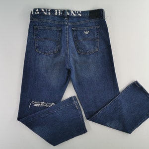 パンツ 90s ARMANI JEANS ripped jeans ITALY made 90s Armani Jeans - Etsy Canada