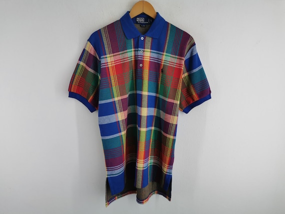 トップス 90s Polo Ralph Lauren Shirt ISLE / M vintage 90s 00s Polo Ralph Lauren Blue White Striped Pique