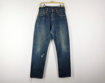 Levis 501 Big E selvedge jeans, vintage Levi's red line