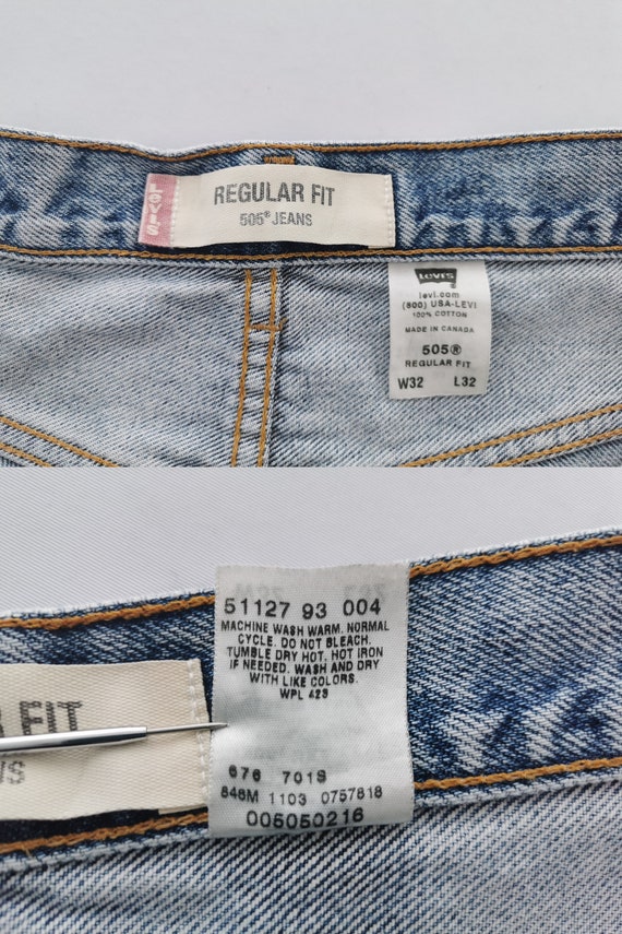 32 Levis 505 Denim Jeans Size 