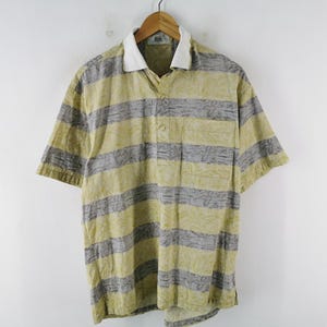 Munsingwear Shirt Vintage Munsingwear Stripe Polo Shirt Made In Japan Size XL