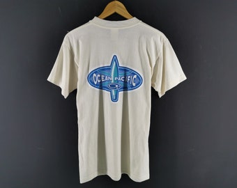 [NOTHING WRITTEN] 90's t-shirt (Ocean) ☆送料込☆ OP Shirt Vintage 90s Ocean Pacific Surfs Made in USA T Shirt
