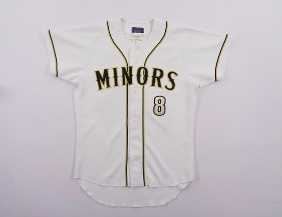 Retro Rawlings Japanese Baseball Jersey, Button-up, #11 Gunsui