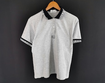 Elle Shirt Vintage Elle Paris Spell Out Polo Shirt Donna Taglia M