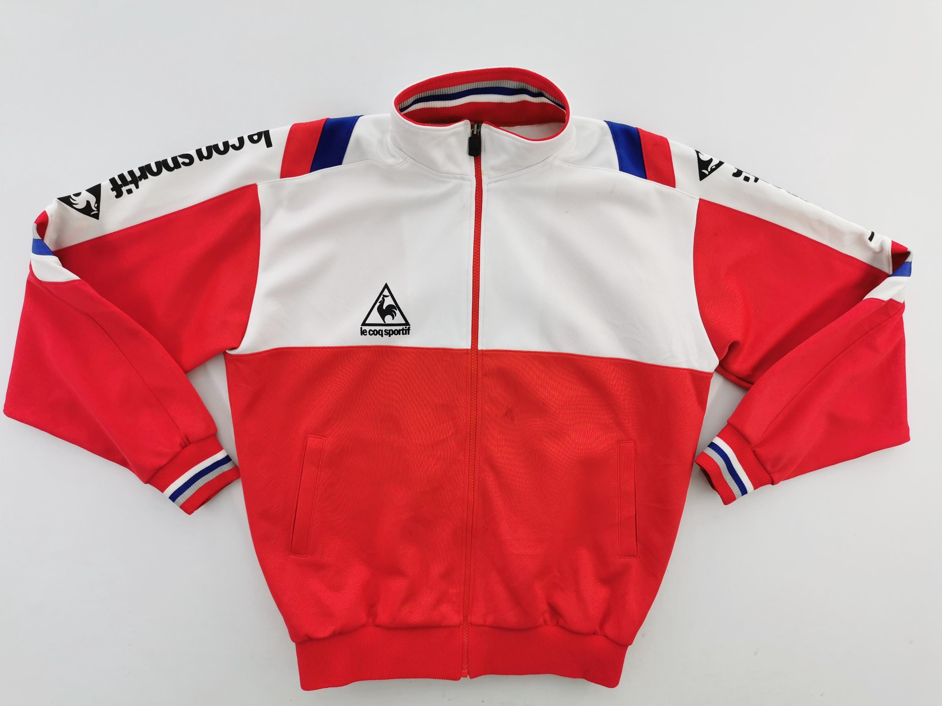 Le Coq Sportif Jacket Vintage Le Coq Sportif Made in Japan Color Block Track Jacket Size L XL Etsy