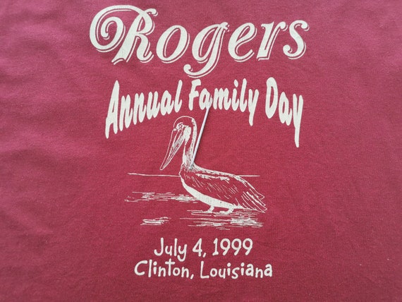 Rogers Shirt Vintage 90s Rogers Louisiana T Shirt… - image 7