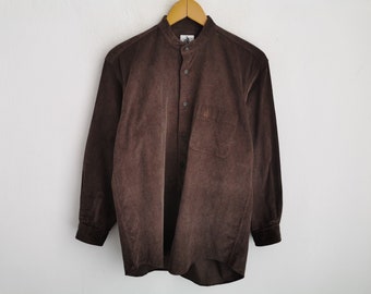 Lanvin Shirt Vintage Lanvin Corduroy Button Down Shirt Made In Japan Size M