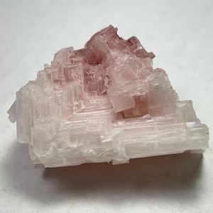Pink Halite, salt crystal, Searles Lake, California, native USA natural outdoor gift
