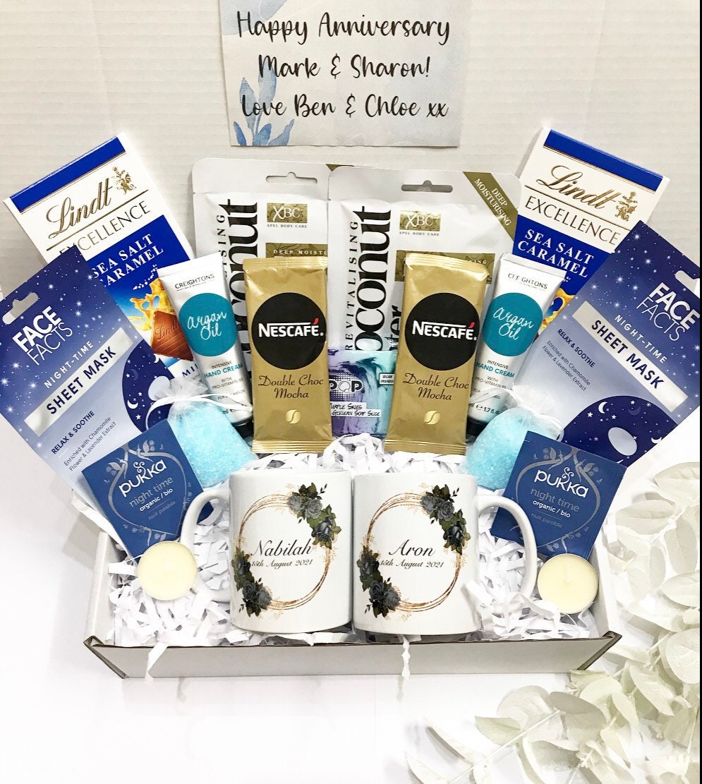 His and Hers Mega Personalised Hamper Couple New Parents
