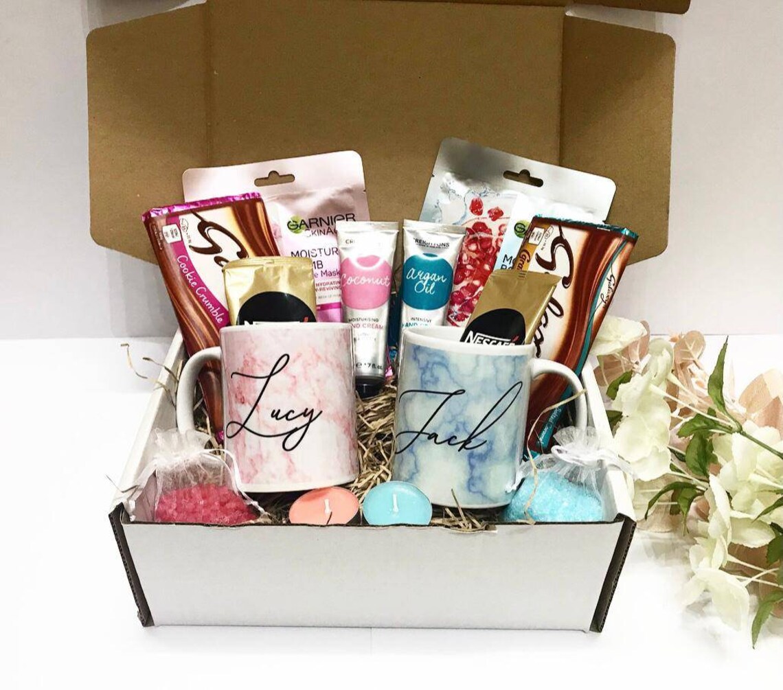 His and Hers Mega Personalised Mug Hamper Couples Spa New - Etsy UK