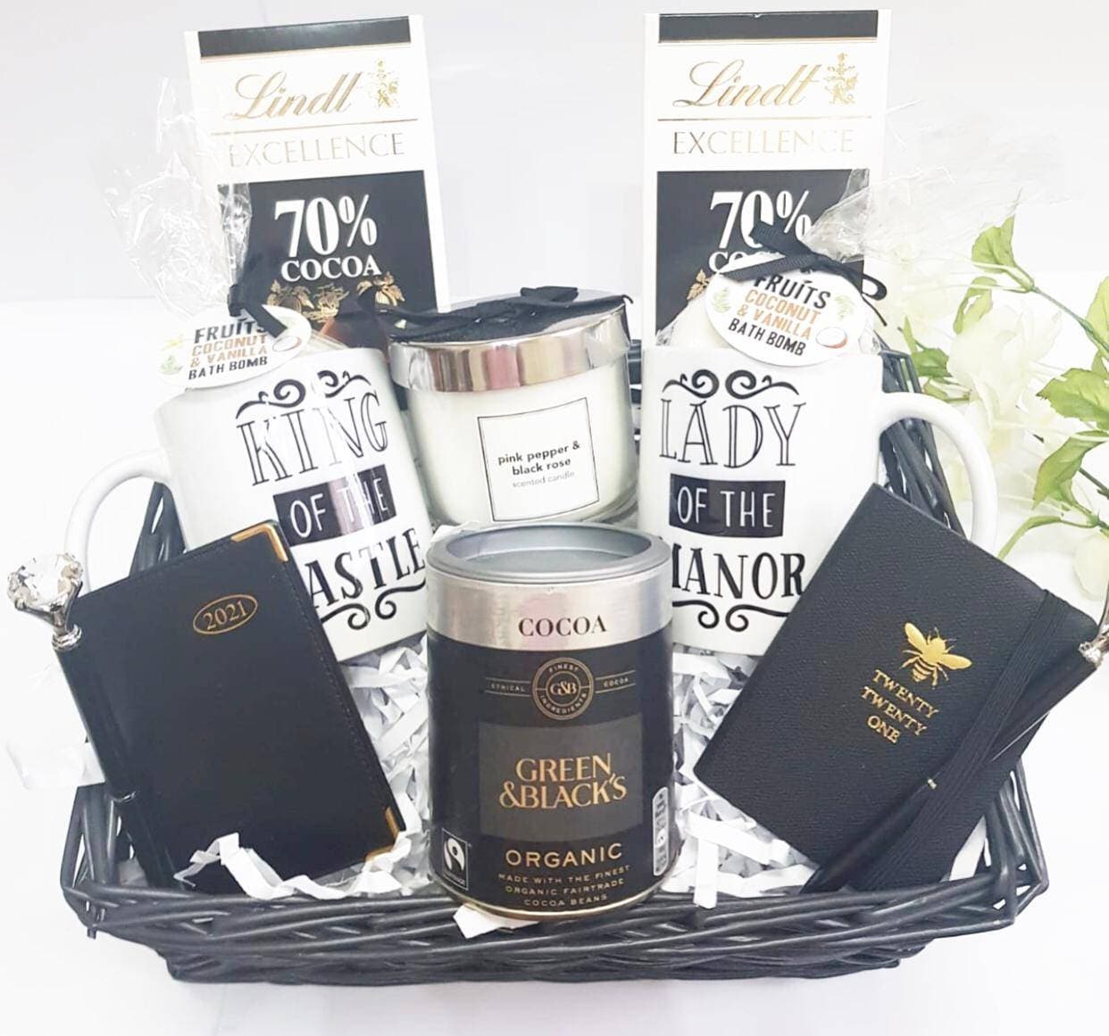 His and Hers Luxury Hamper Couples Gift Basket Spa,new Parents,engagement, New Home,wedding