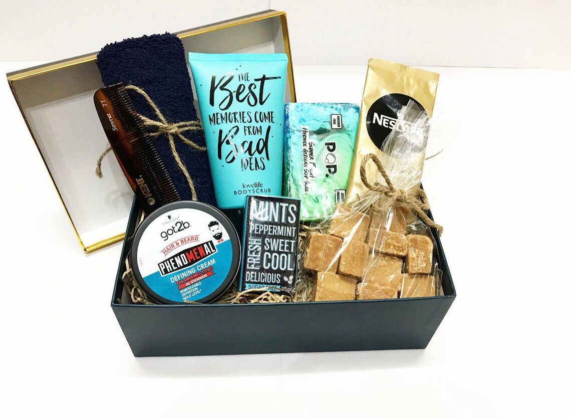 Men's Luxury Pamper Hamper Birthday Self Care New Dad Etsy