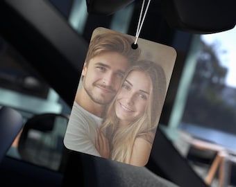 Custom Air Freshener, Car Photo, Car Scent, Cute Picture, Personalized Car Accessories, Gift for Boyfriend, Girlfriend, Valentines day