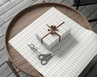 Mrs. Gift Wrap Paper: Bridal Shower Gift, Eco-Friendly