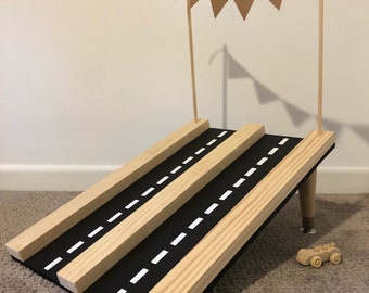 Mini Wooden Race Car Track 18 Wooden Race Ramp Montessori Play Kids Toy Birthday Gift Creative Christmas Classroom Etsy