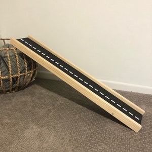 Mile Long Ramp | 48” / Wooden Race Ramp / Montessori Play / Kids Racetrack / Birthday Gift / Car Track / Racetrack / Classroom