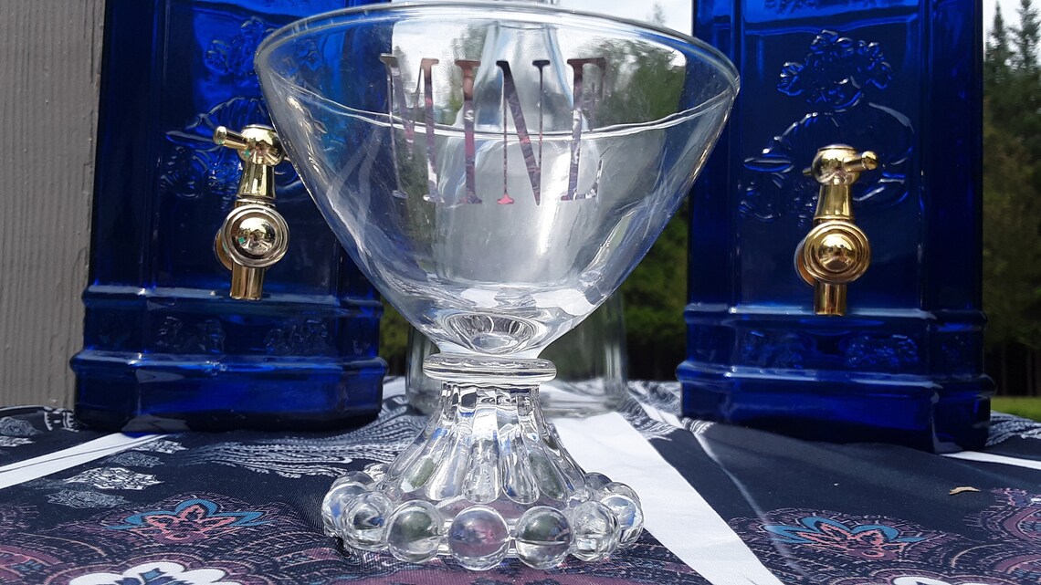 Yours and mine fancy shot glasses Etsy