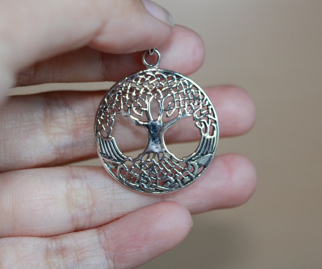 Tree of Life Celtic Irish Pendant Necklace Sterling Silver - Etsy